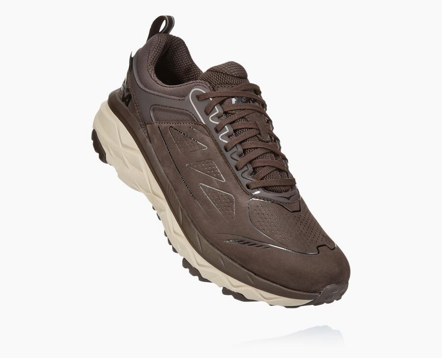 Hoka One One Challenger Low Gore-Tex - Men Trail Shoes - Brown,Australia MAZ-945027